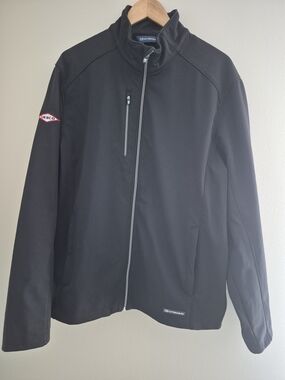 Cutter & Buck Men’s Black Softshell Jacket - Zip Front
